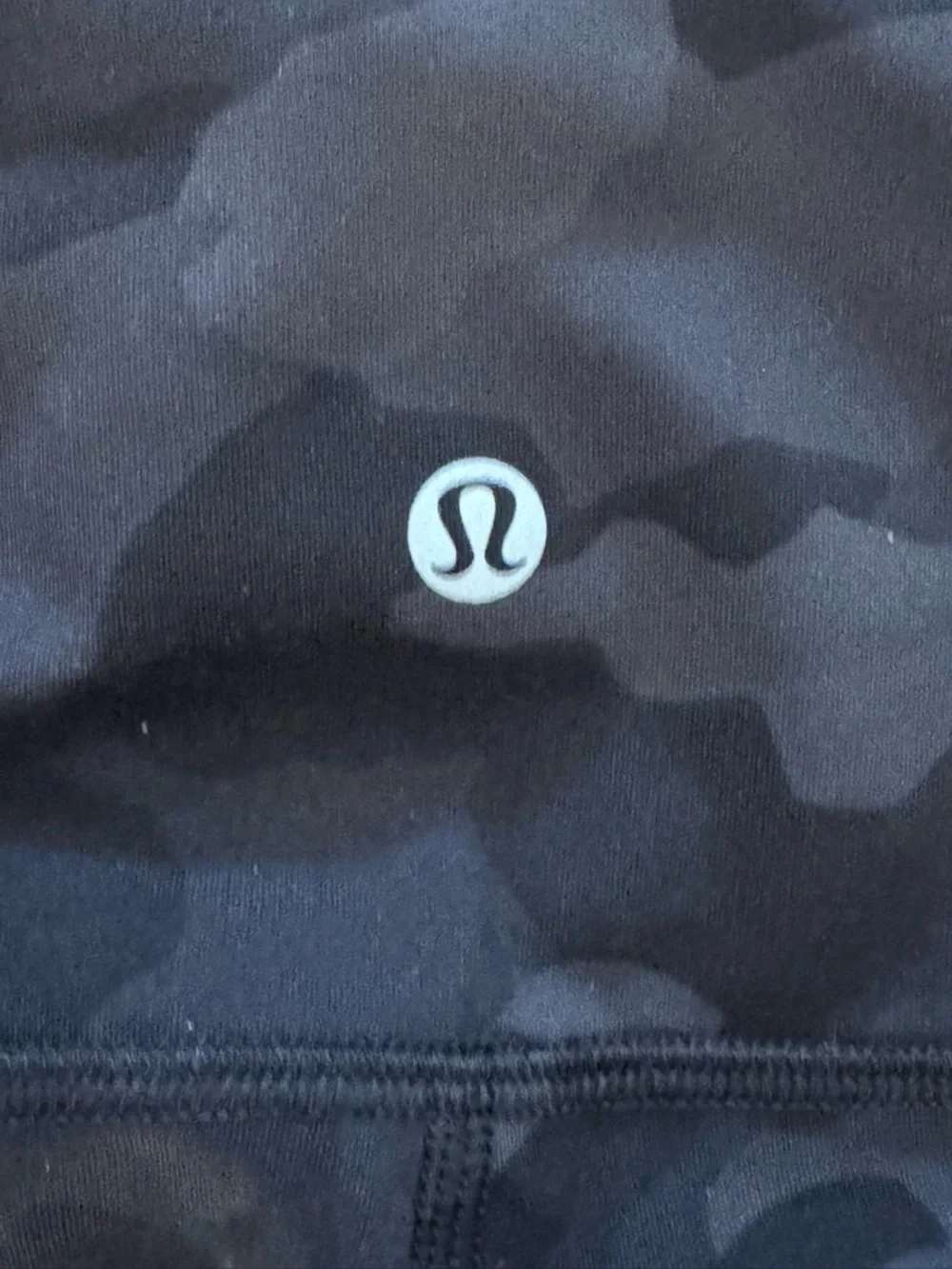 lululemon athletica Black & Charcoal Camo cropped Leggings - Picture 3 of 4